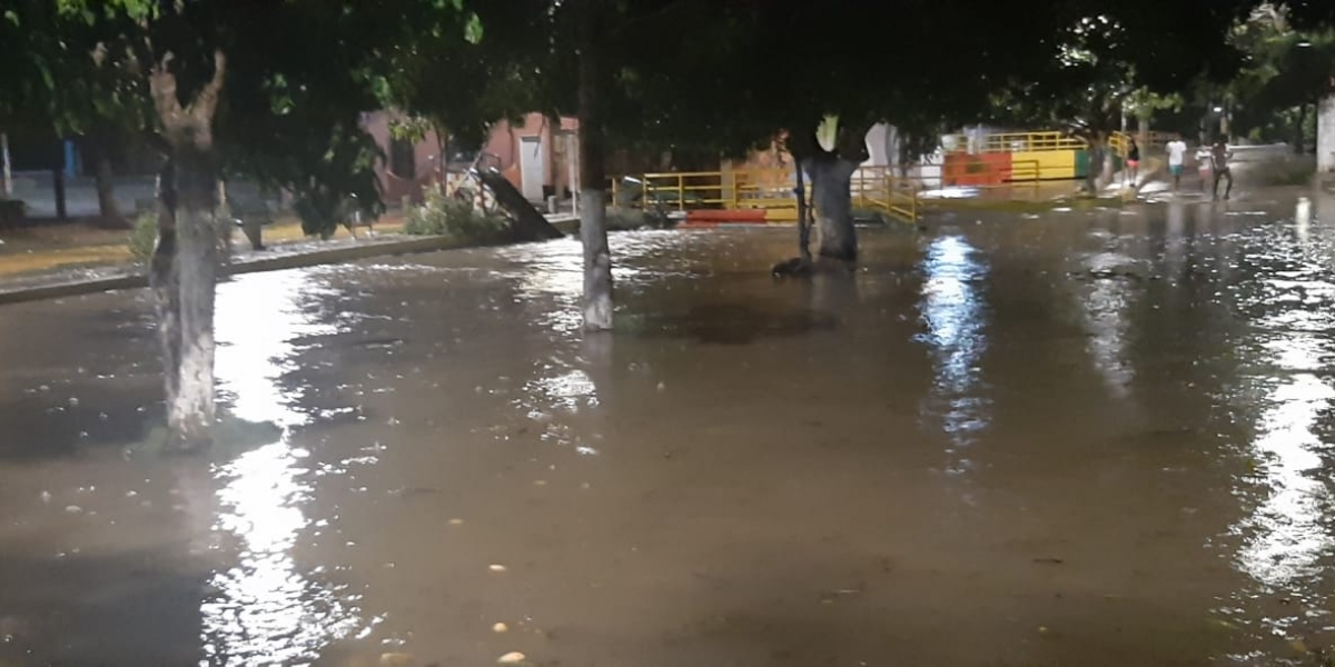Cinco barrios afectados en Aracataca. 