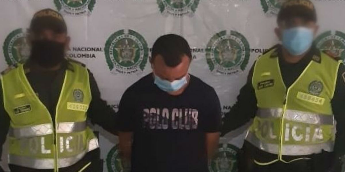 Policía del Magdalena Hombre capturado por violencia intrafamiliar en Santa Ana.