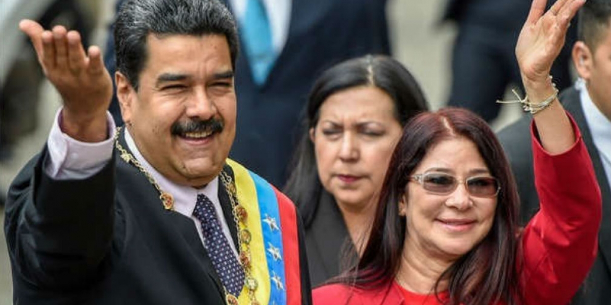 Maduro y la primera dama de venezuela. Cortesía.