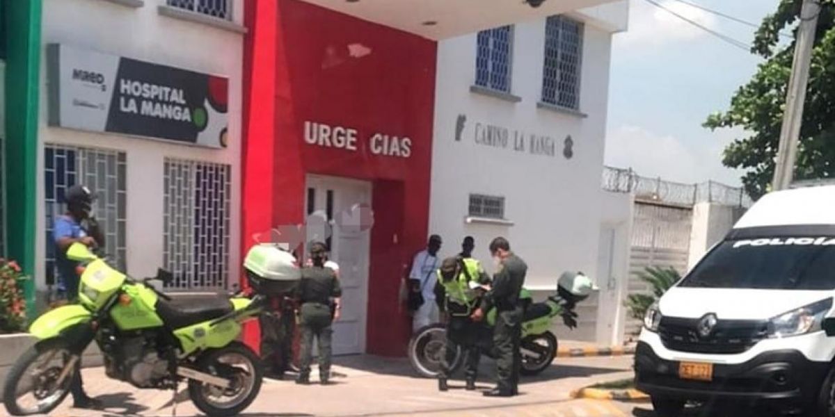Zona Cero La Policía en el Camino La Manga.