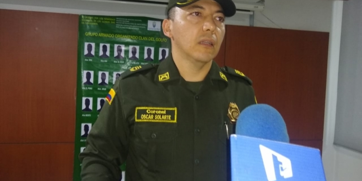 Coronel Oscar Fabián Solarte.