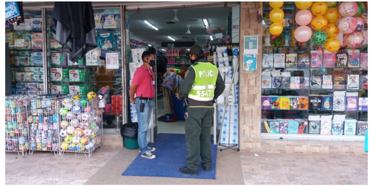 Policía del Magdalena Policía realiza acciones y campañas para prevenir delitos en Pivijay.