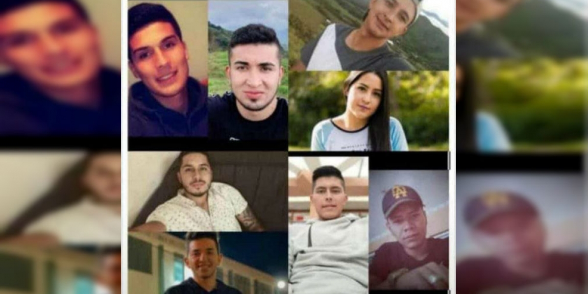 Redes sociales Ocho jóvenes murieron en la masacre ocurrida en Samaniego.