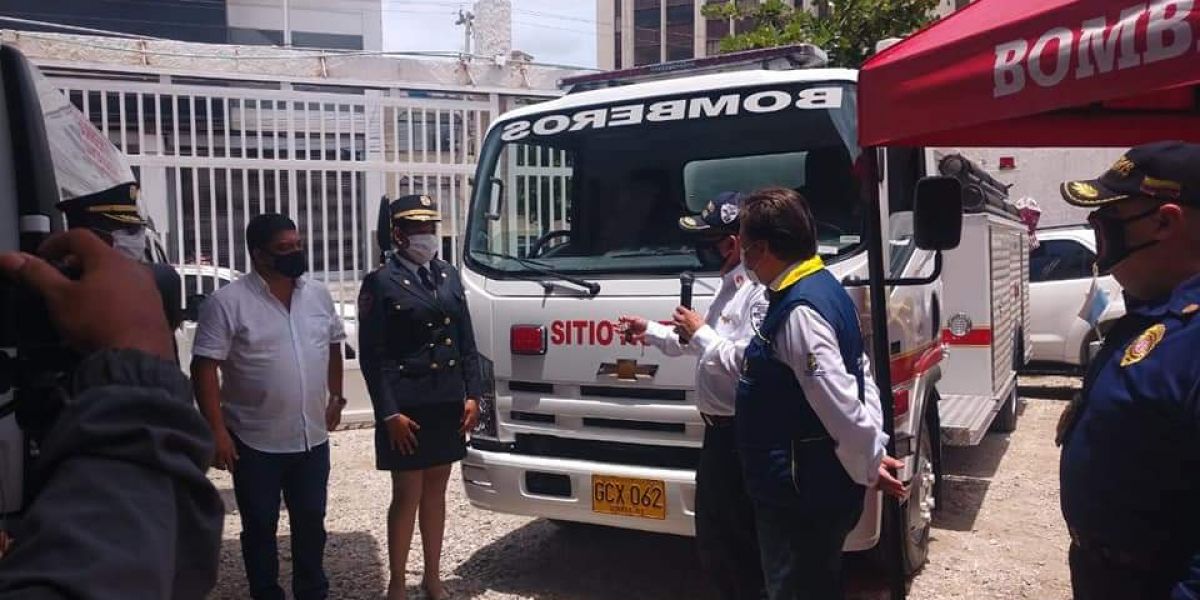 El vehículo servirá de gran apoyo para controlar emergencias en la cabecera municipal y sus corregimientos.