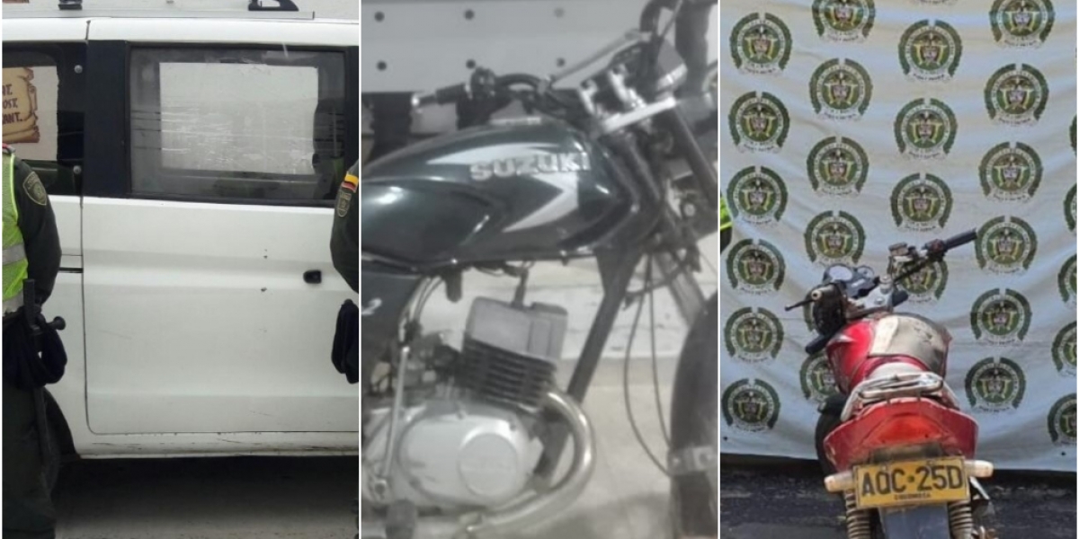 Policía del Magdalena Estas acciones focalizadas dejaron como resultado la recuperación de los vehículos.