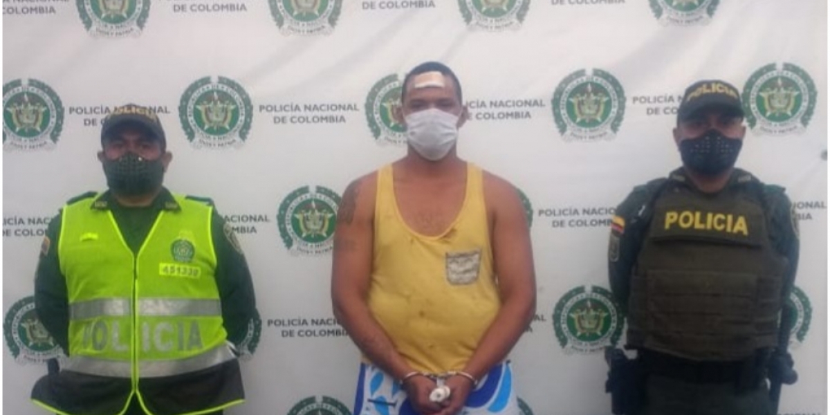 Policía del Magdalena Roumir Enrique Espinoza Pedroza.