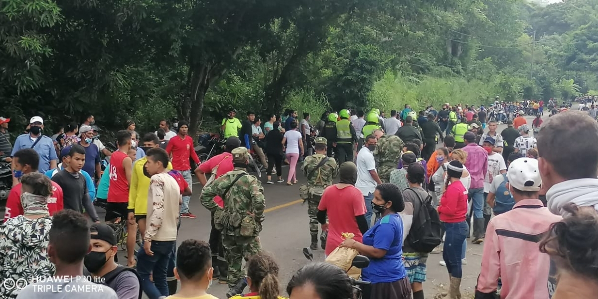 Invasión en la Lengüeta denunciada por Danilo Villafañe.