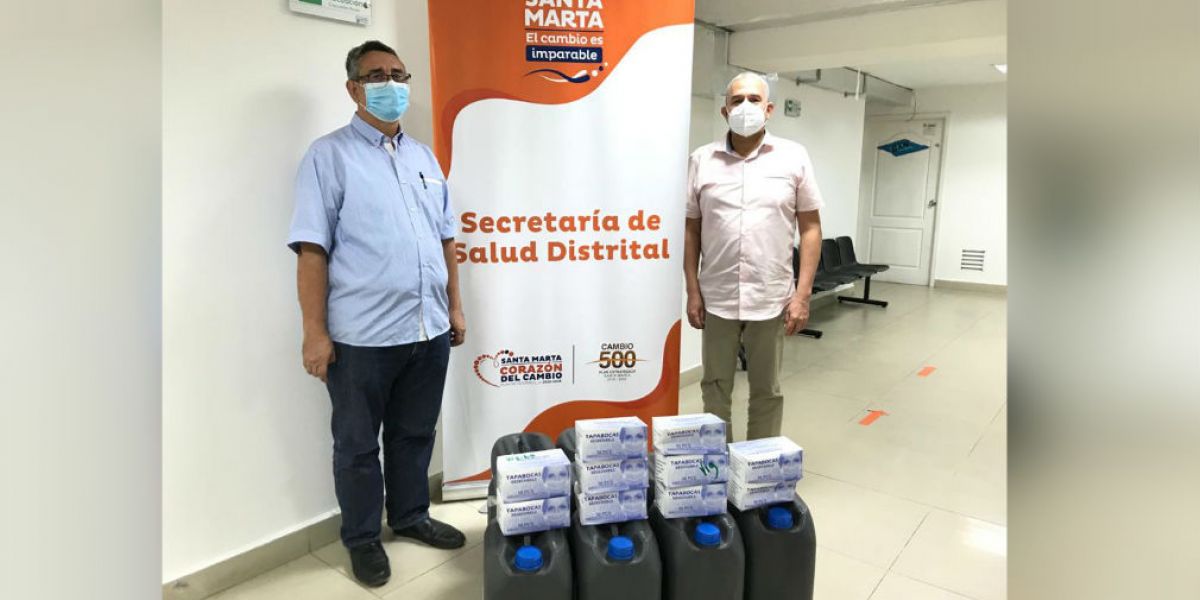 Alcaldía de Santa Marta Donación de la Secretaría de Salud a la cárcel.