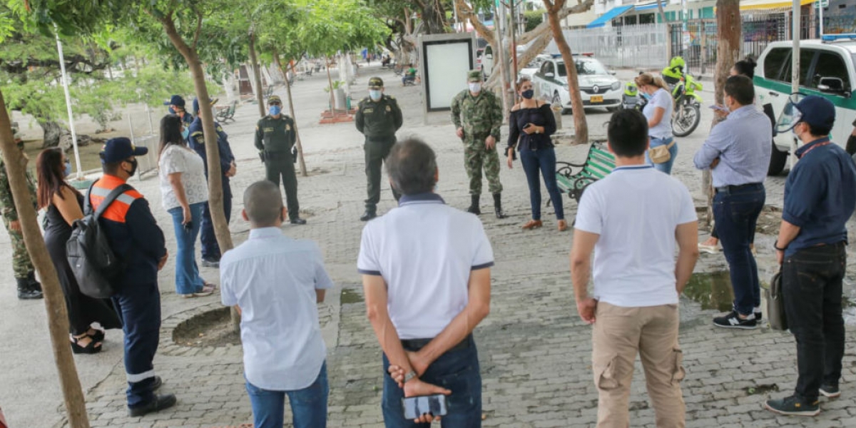 Alcaldía de Santa Marta Mesa técnica en El Rodadero.