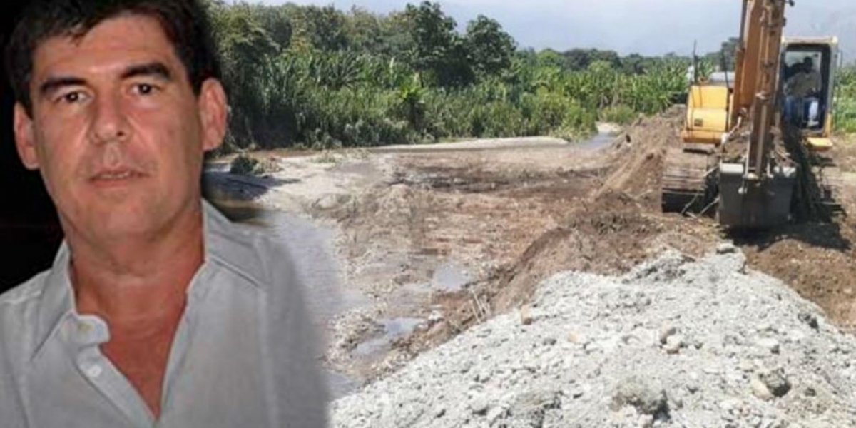 Juez ordenó a empresa de Álvaro Cotes Vives que saque las maquinarias del río Córdoba.