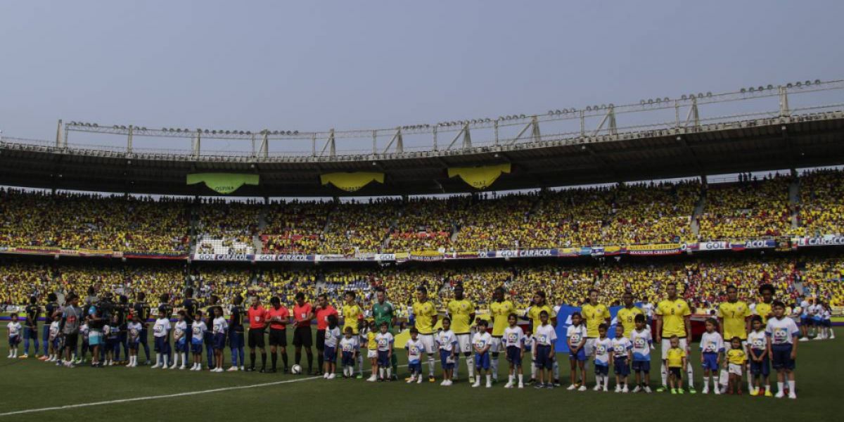 El 9 de octubre, Colombia recibe a Venezuela en Barranquilla. 