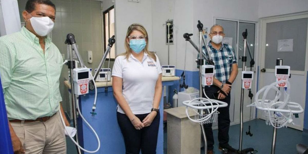 Alcaldía de Santa Marta Entrega de elementos médicos a clínicas.