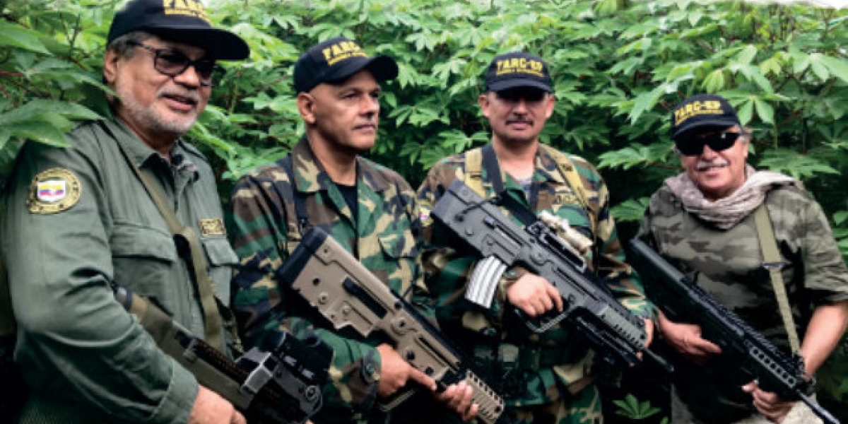 Esta es la foto más reciente que se conoce de los guerrilleros rearmados.