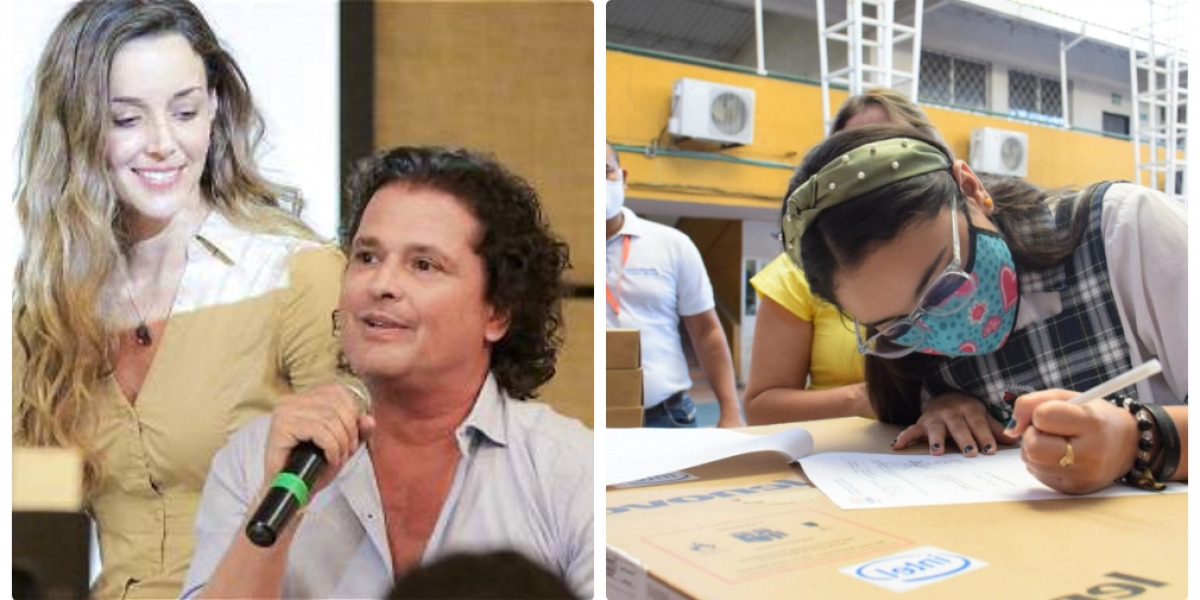Archivo Carlos Vives y Claudia Elena Vásquez lideran la organización Tras la Perla.