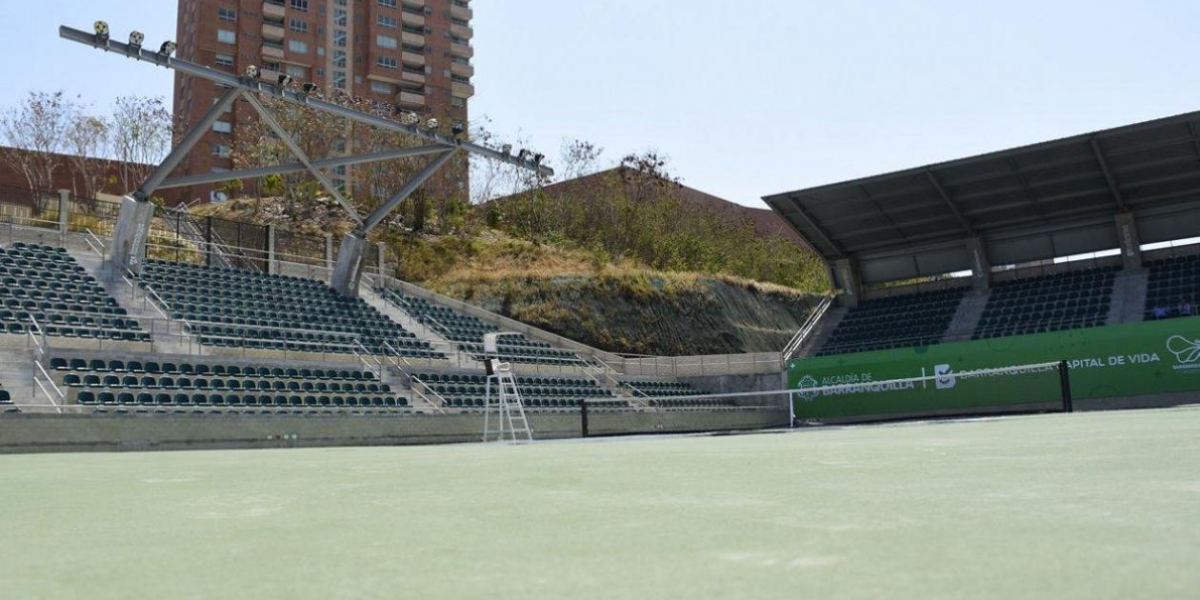Parque Distrital de Raquetas, sede del Torneo Juvenil de Barranquilla.