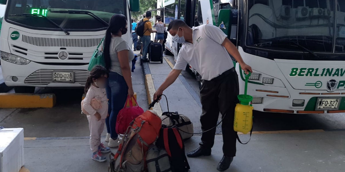 La Terminal asegura estar cumpliendo los protocolos de bioseguridad.