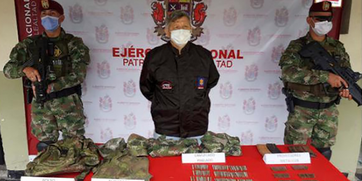 La incautación se produjo gracias a la acción conjunta entre fuentes humanas, Ejército y Fiscalía.