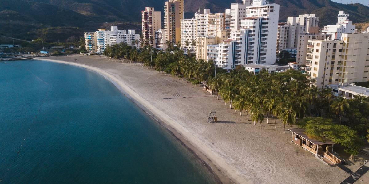 Playa de Santa Marta.