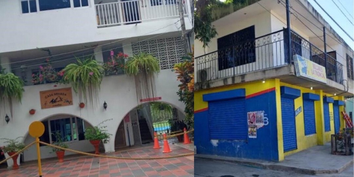 En un hotel y en un billar de Santa Marta se detectaron las conexiones ilegales.