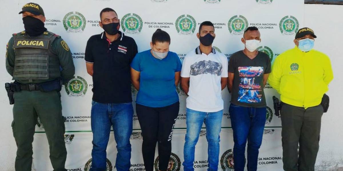 Policía Presuntos integrantes de 'La Esquina'.