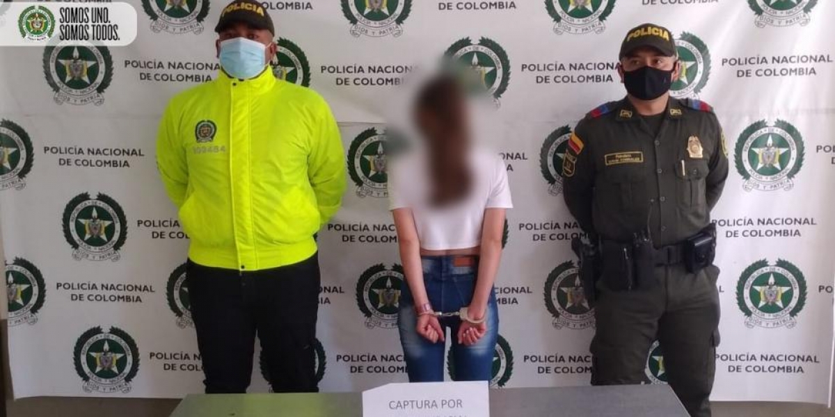 Niñera capturada en el departamento de Antioquia 