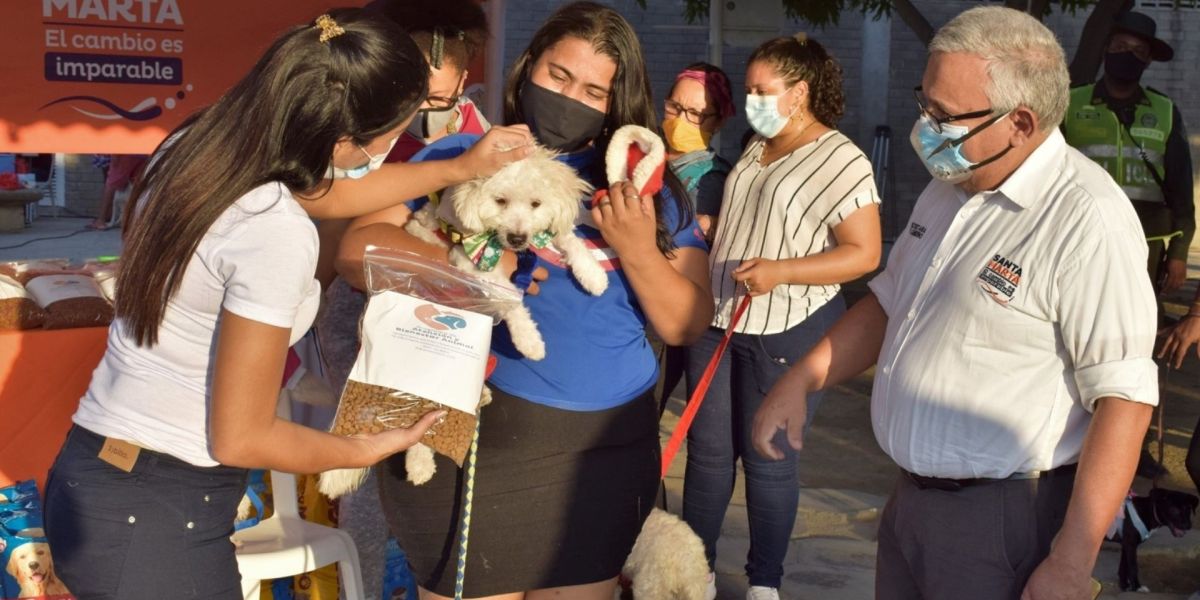 Festival para mascotas en Santa Marta.