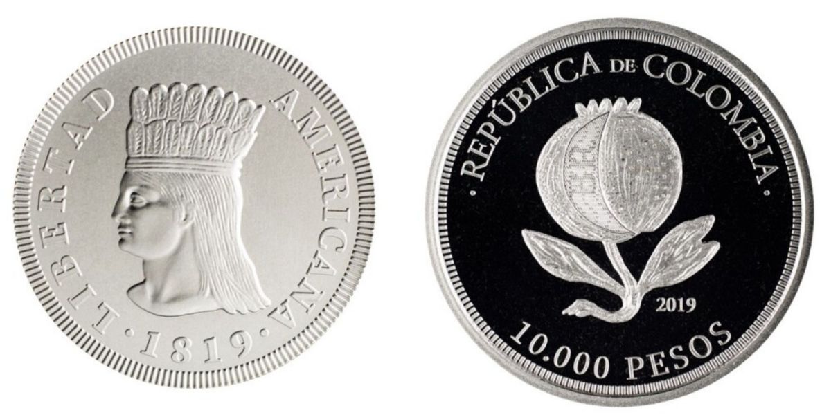 Moneda conmemorativa del Bicentenario.