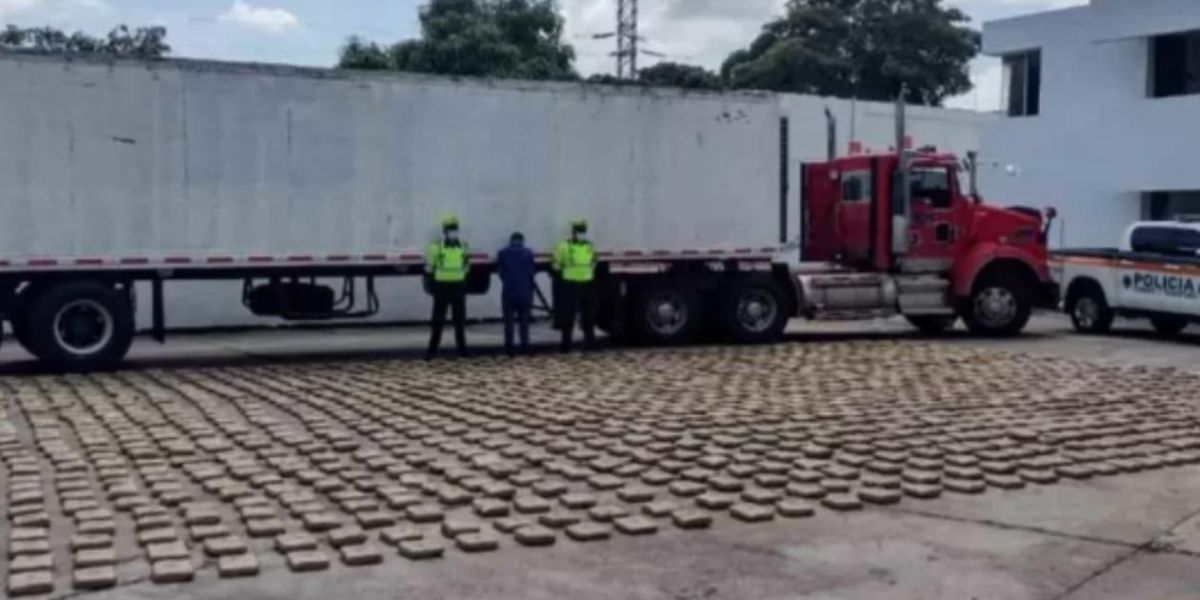 Policía Marihuana incautada por las autoridades.