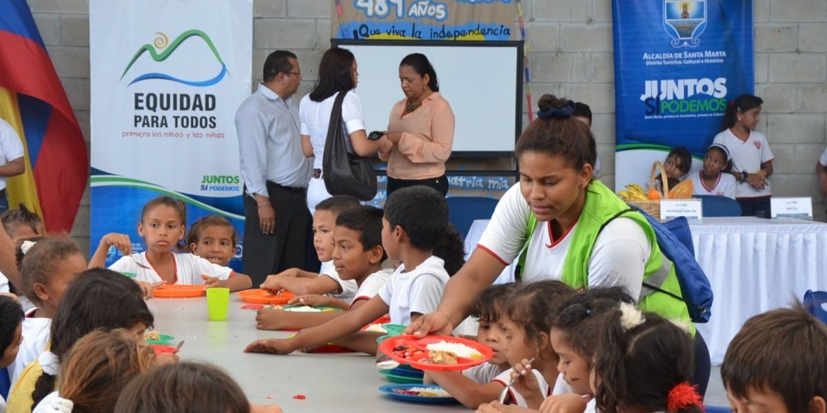 Seguimiento PAE en Santa Marta.