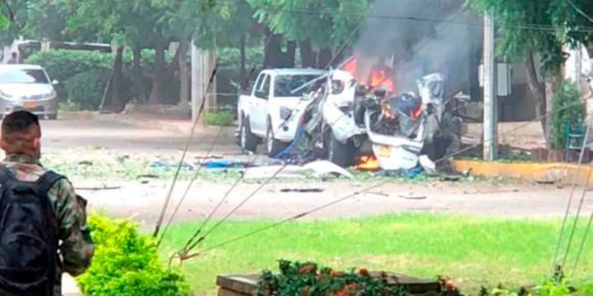 El 15 de junio pasado, cuando fue activado un carro bomba al interior de esa instalación militar.