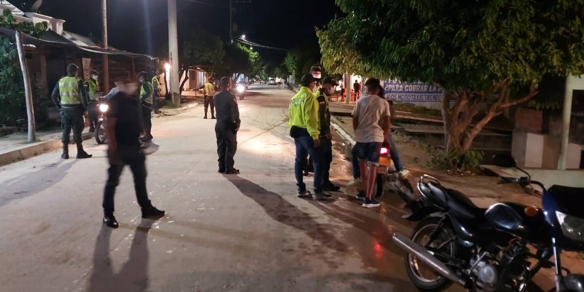 Policía Controles de las autoridades.
