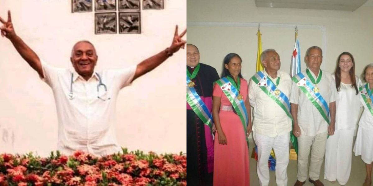 Cortesía. Adiós al médico De La Ossa.