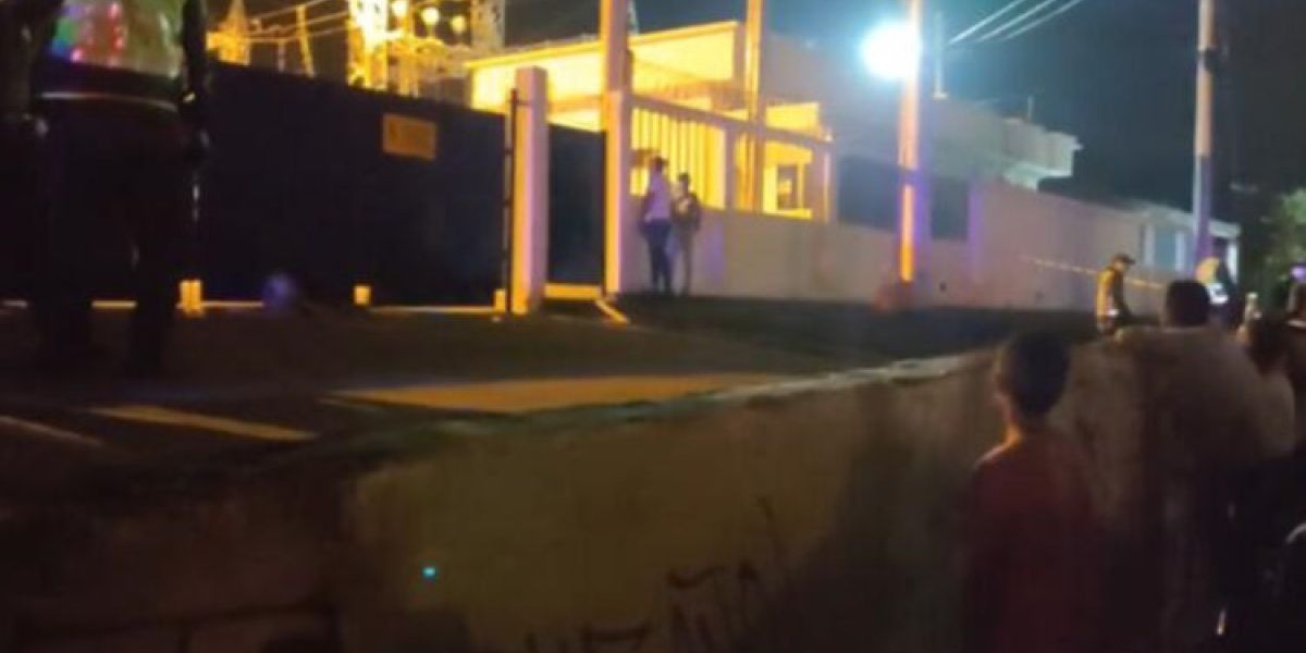 Cortesía En este lugar se presentó el cruce de disparos en el que murió una persona.