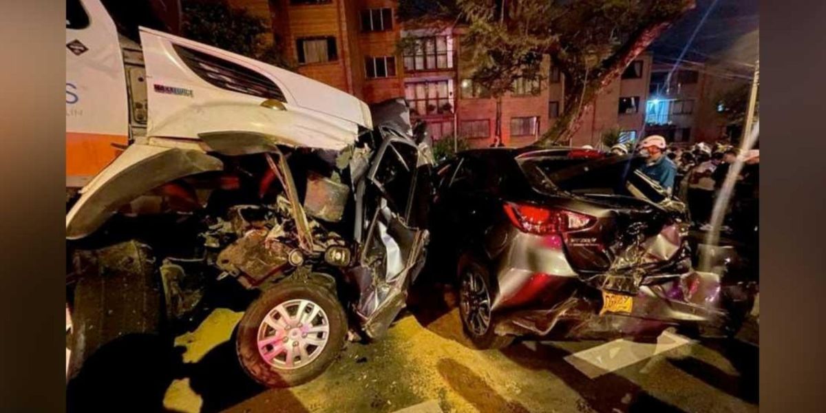 accidente en Medellín.