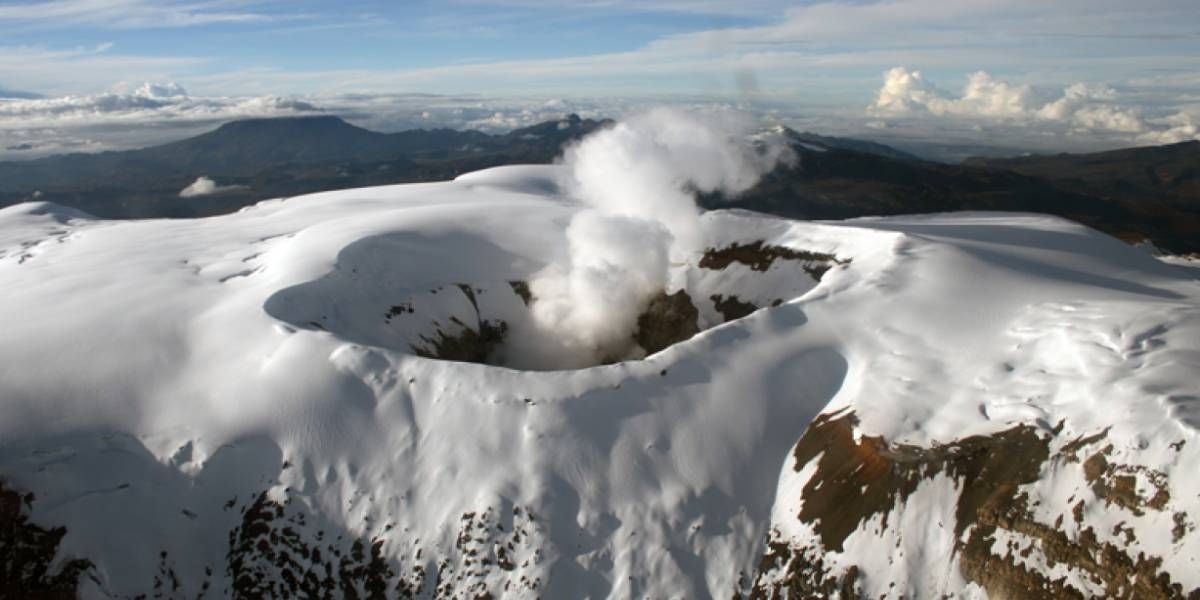 Volcán Nevado del Ruiz.