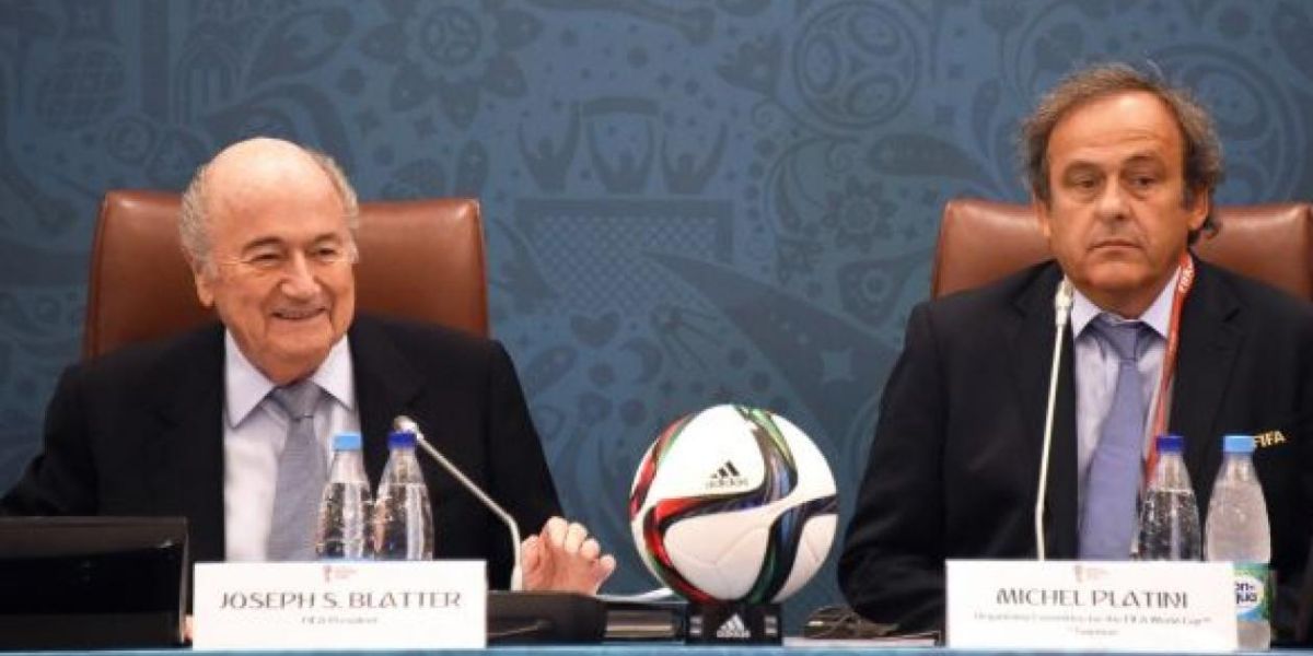The Irish Times 'Sepp' Blatter y Michel Platini.
