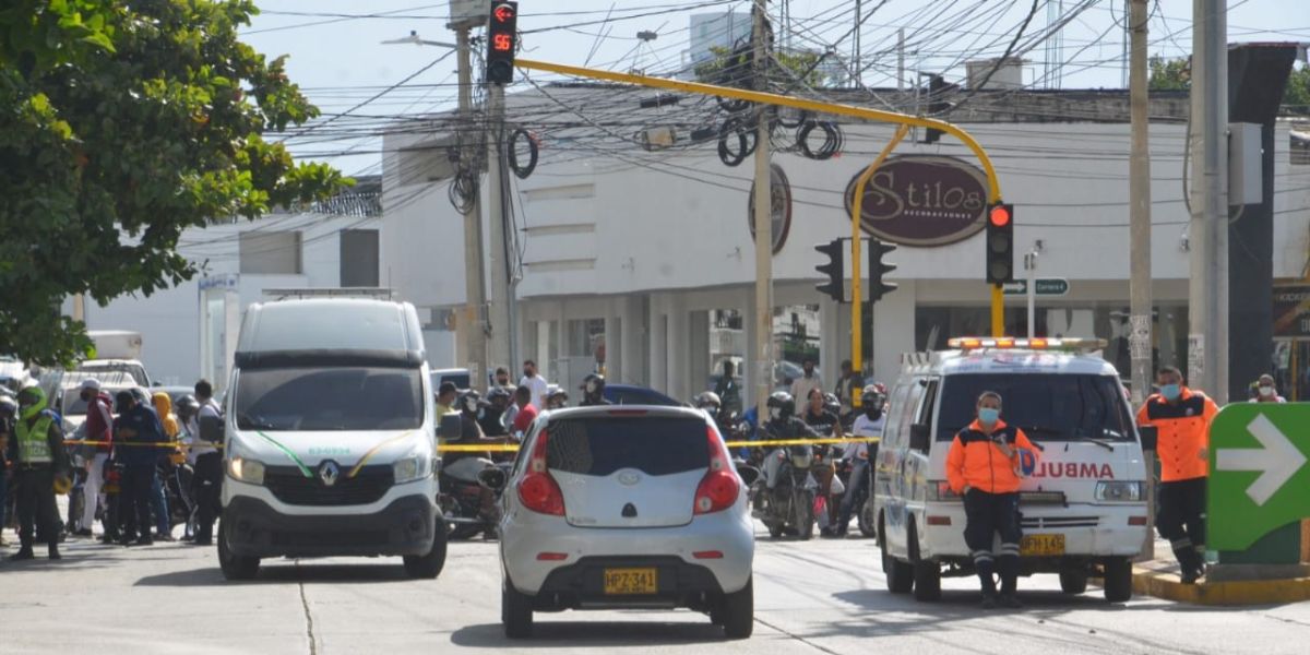 En pleno centro ocurrió el homicidio. 