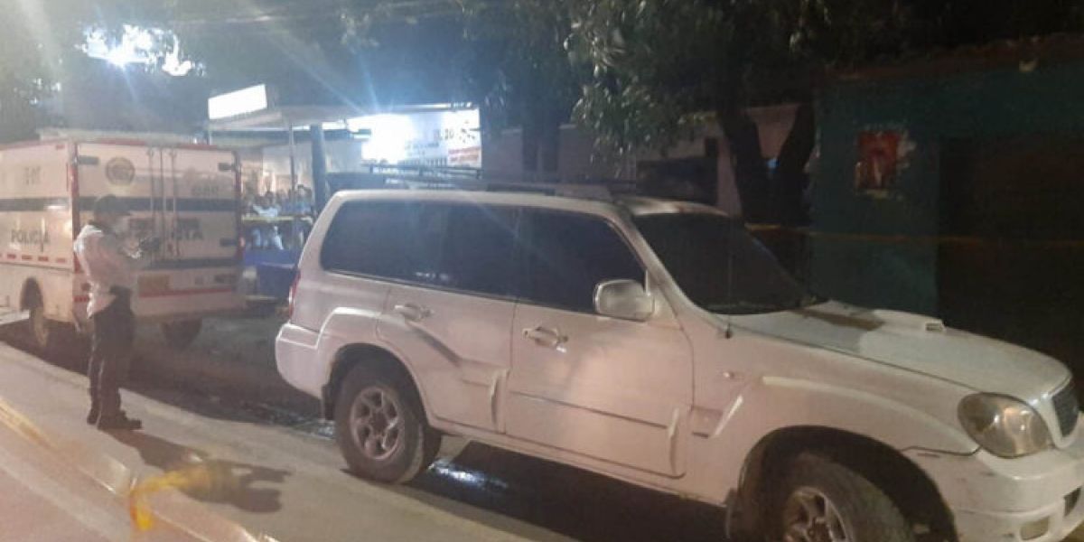 Esta fue la camioneta en la que asesinaron a Deivis.