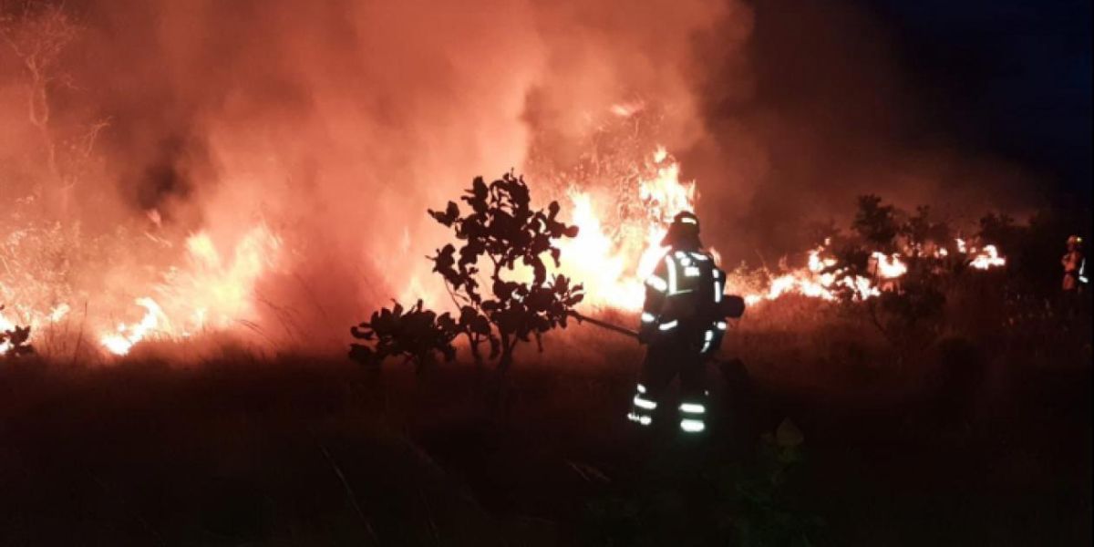 Parques Nacionales Naturales Incendio en El Tuparro.