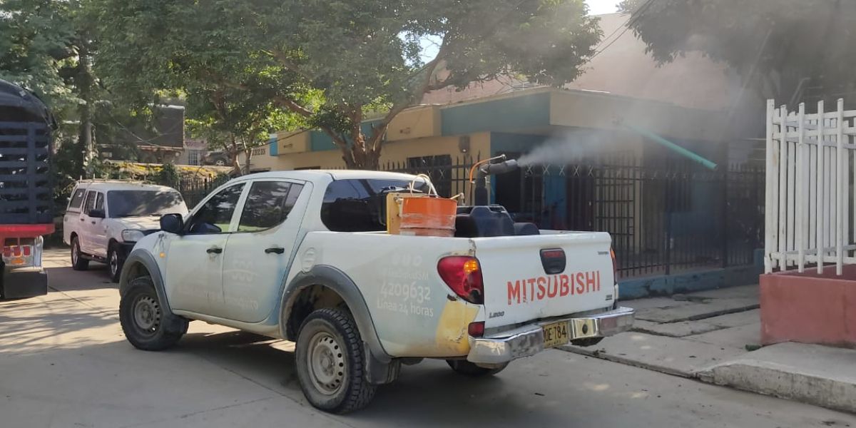 Acciones preventivas de la Alcaldía han disminuido casos de dengue en Santa Marta.