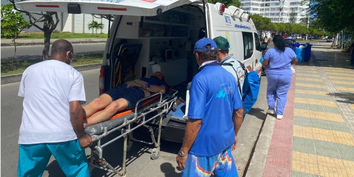 Armada Atención al turista alemán.