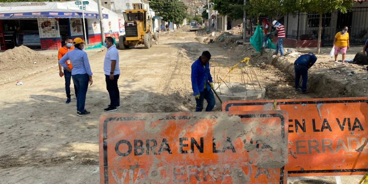 Alcaldía de Santa Marta Trabajos adelantados en Pescaíto.
