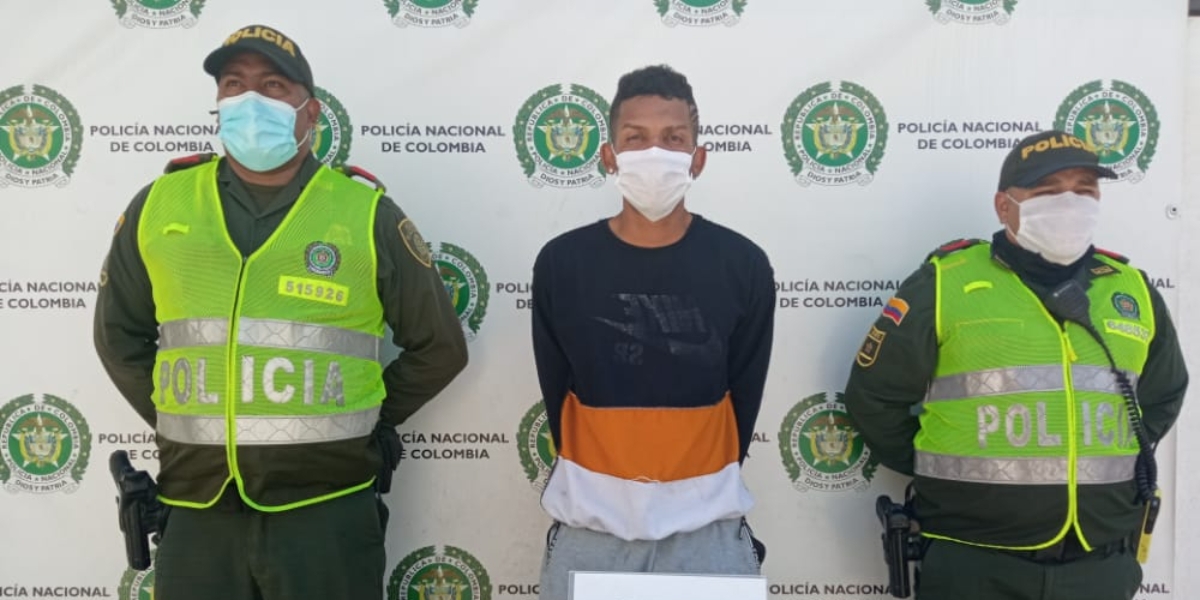 Policía Metropolitana de Santa Marta Cristian Andrés Vicioso Montenegro.
