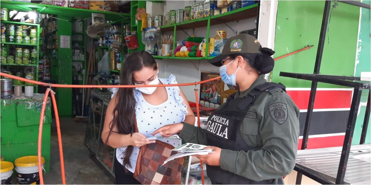 Policía del Magdalena Gaula del Magdalena realiza ‘tour’ para prevenir la extorsión y el secuestro.