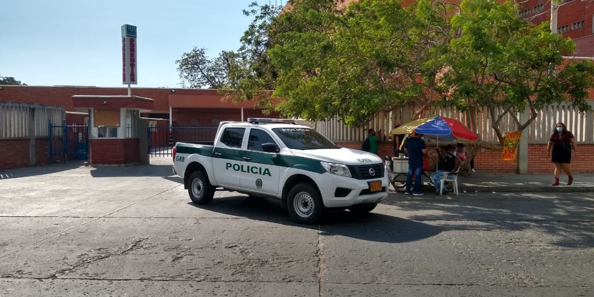 La Policía investiga las causas de este atentado a bala. 