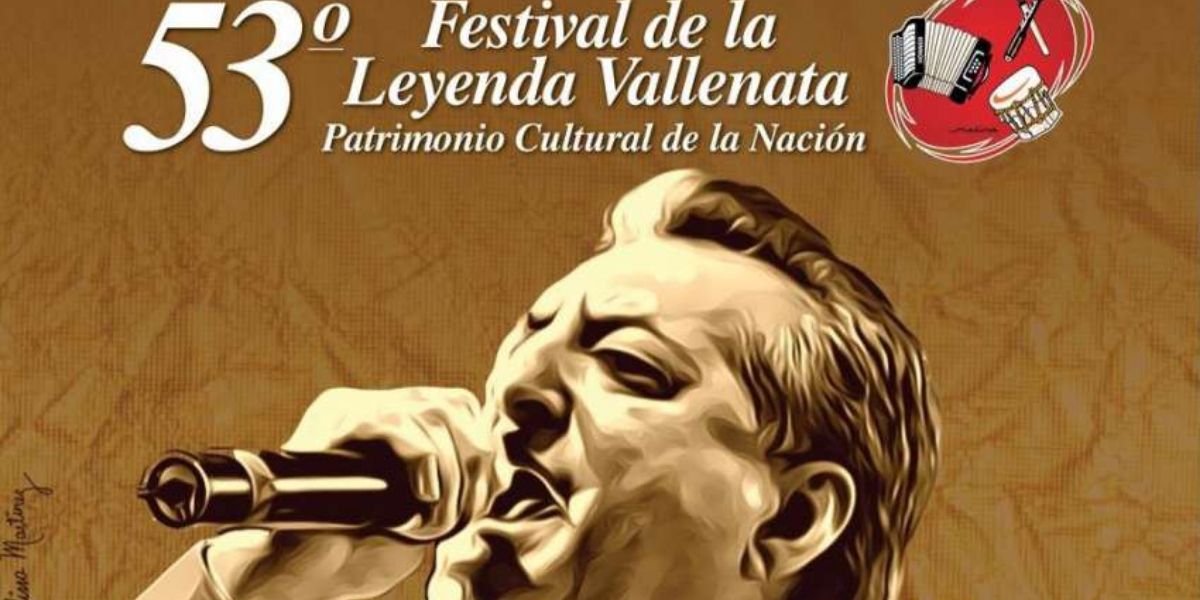 afiche del Festival Vallenato cortesía