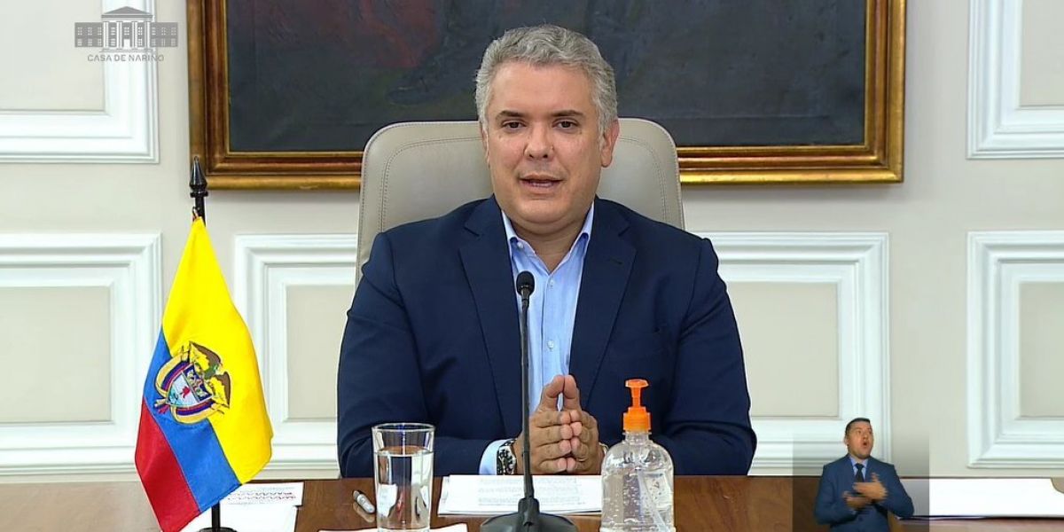 Iván Duque, presidente de Colombia.