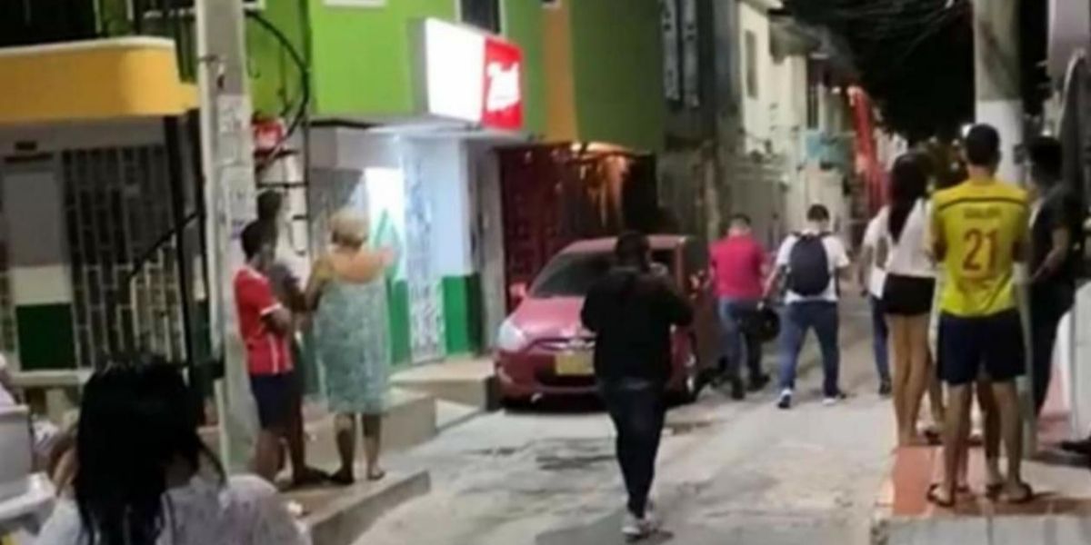 Consternación en el barrio por lo ocurrido. cortesía