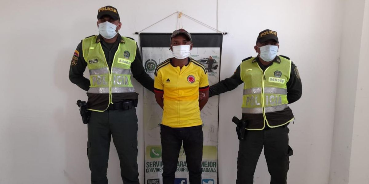Policía del Magdalena Juan Gabriel Melo Quintana.