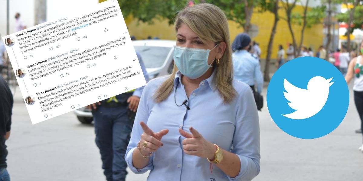 Virna Johnson refiriéndose a los rumores de un nuevo confinamiento seguimiento.co